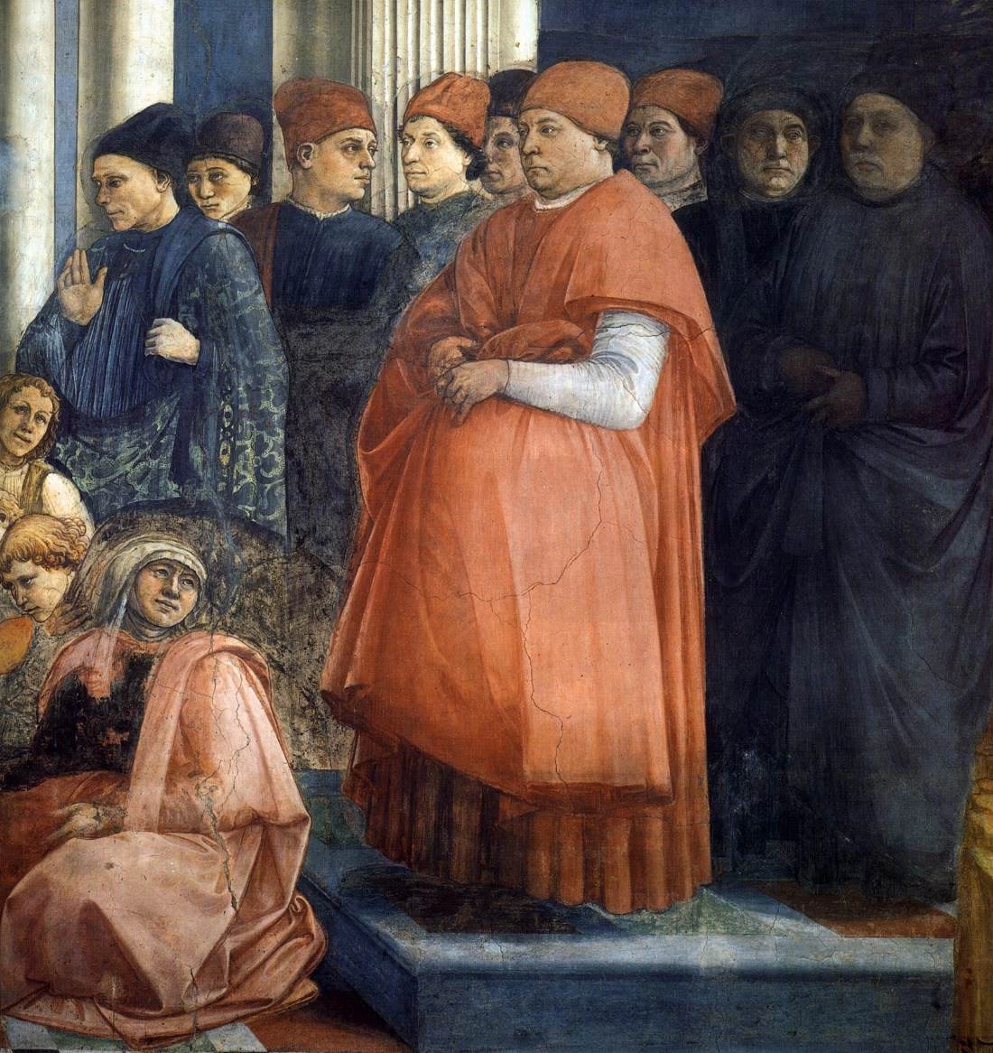 I funerali di santo Stefano - Duomo, Prato, dettaglio